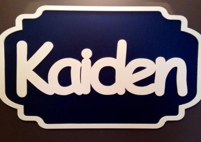 Boys Name Plaque 23