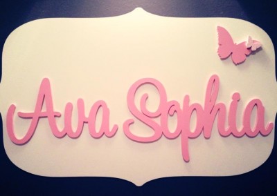 Girls Name Plaque 8