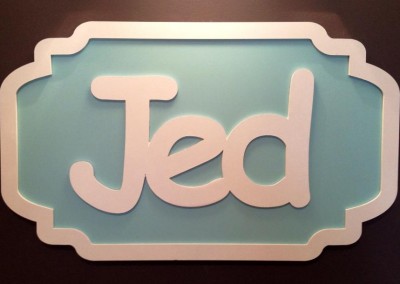 Boys Name Plaque 27
