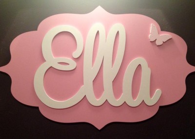 Girls Name Plaque 12