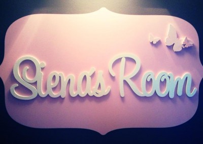 Girls Name Plaque 20