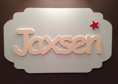 Boys Name Plaque 6