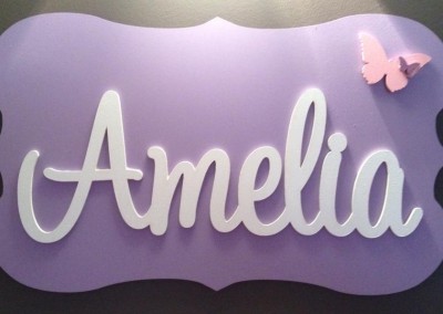 Girls Name Plaque 23