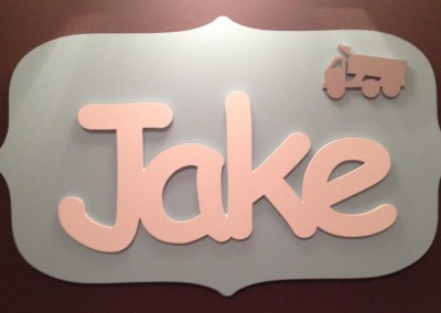 Boys Name Plaque 39