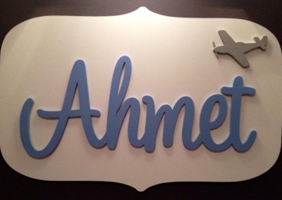 Boys Name Plaque 45