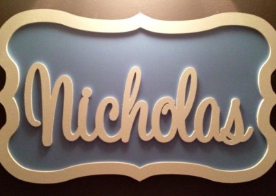 Boys Name Plaque 8