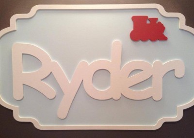 Boys Name Plaque 12