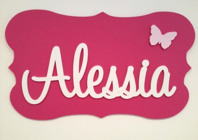Girls Name Plaque 51