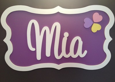 Girls Name Plaque 53