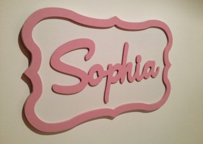 Girls Name Plaque 54