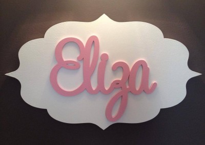 Girls Name Plaque 55