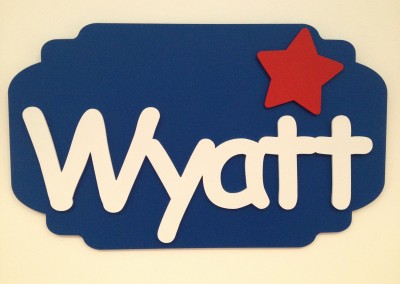 Boys Name Plaque 15