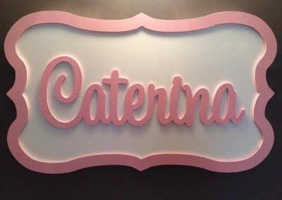 Girls Name Plaque 59